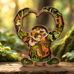 Sloth SVG 3D Layered Mandala, Laser Cut 6 Layer - Image 2