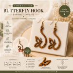 BUTTERFLY HOOK EARRINGS
