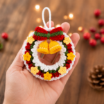 Christmas Star Wreath Crochet Pattern PDF, Holiday Ornament Tutorial, Festive Wall Decor, Christmas Decoration - Image 3