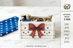 4th of July Decor Laser Cut Bundle, Patriotic SVG, Independence Day CNC Template, USA Wall Sign DXF PDF EPS - Image 10