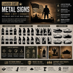 Patriotic Soldier Army Bundle SVG | 8 Military 3D Layered Laser Cut Files | Glowforge CNC Wood Wall Decor DXF PNG
