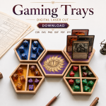 Gaming Tray SVG | DND Dice & Token Organizer Laser Cut File | Digital Download - Image 6
