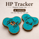 HP Tracker Laser Cut File | DND Health Tracker SVG | Digital Download - Image 6