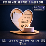 Pet Memorial Candle | Custom Dog Cat Candle | Pet Sympathy Gift - Image 5