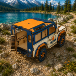 Land Rover Defender Laser Cut Files SVG | 3D Wooden Model Kit | CNC DXF AI EPS PDF | Glowforge xTool LightBurn | DIY Digital Download - Image 5