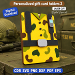 Custom Gift Card Holder SVG | Personalized Laser Cut File | Digital Download - Image 6