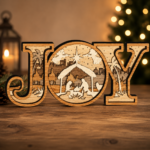 Nativity Designs Bundle 3D Layered Wooden Laser Cut Files | Christmas Nativity Scene SVG | Multilayer Engraved Wood Art Decor - Image 7