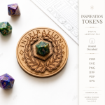 Inspiration Token Set SVG, Wooden Affirmation Coins, Motivational Gift Tokens Laser Cut Digital File - Image 5