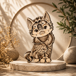 Premium Laser Cut Wooden Animals | Decorative Wildlife Collection | Handcrafted Wood Art | Rustic Home Decor | Unique Handmade Gift - Image 7