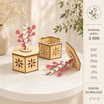 Kids Memory Boxes Bundle Laser Cut Files, Baby Keepsake Box SVG, Children Storage Box DXF, Personalized Wooden Memory Box, CDR PNG PDF EPS - Image 5