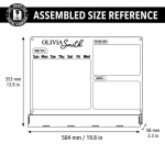 Acrylic Wall Planner Laser Cut Bundle, Dry Erase Calendar SVG, Family Command Center CNC Template, DXF PDF EPS - Image 9