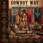 6x Pack Cowboy Multi Layered 3D Wooden Laser Cut Bundle File - Image 5