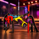 Pole Dancer SVG 3D Layered Silhouette, Fitness Acrobat, Laser Cut 6 Layer - Image 2
