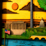 Washington SVG 3D, 8 Layers State Art, Plywood Cut File - Image 4