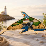 Orca SVG, Killer Whale Art, 3D Layered Ocean, Glowforge Cut File, 7 Layered Design - Image 2