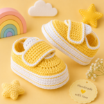 Baby Velcro Sneakers Crochet Pattern PDF, Cute Baby Booties Crochet Pattern, Beginner Baby Shoes Tutorial, Digital Download Crochet Pattern - Image 2