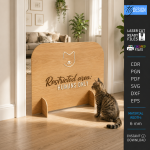 Pet Barrier Laser Cut SVG Bundle | Wooden Pet Gate CNC File | DIY Dog Barrier Template | Indoor Pet Fence Design | Glowforge Ready Digital Download | CDR SVG PNG DXF PDF EPS - Image 6