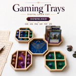Gaming Tray SVG | DND Dice & Token Organizer Laser Cut File | Digital Download - Image 7