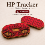 HP Tracker Laser Cut File | DND Health Tracker SVG | Digital Download - Image 7