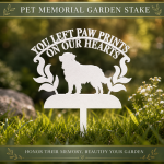 Pet Memorial Garden Stake Laser Cut File | Dog Cat Remembrance Yard Sign SVG | Personalized Pet Loss Grave Marker CNC Template | Angel Paw Memorial Decor - Image 5