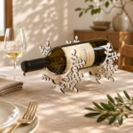 Wine Bottle Stand Laser Cut Files, SVG DXF PDF Bundle, DIY Wooden Wine Holder, Instant Download - Image 6