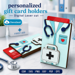 Custom Gift Card Holder SVG | Personalized Laser Cut File | Digital Download - Image 7