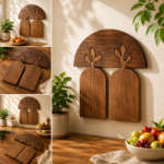 Cutting Board Stand SVG Bundle, Laser Cut Kitchen Storage Files, DIY Wooden Holder, Instant Download - Image 7