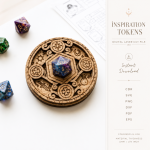 Inspiration Token Set SVG, Wooden Affirmation Coins, Motivational Gift Tokens Laser Cut Digital File - Image 10