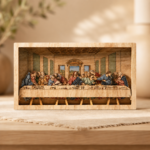 The Last Supper SVG Multilayer 6 Layers, Layered Jesus Laser File - Image 2