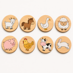 Kids Memory Game SVG Bundle, Animal Matching Game Laser Cut Files, Montessori Memory Match, Printable Toddler Learning Activity - Image 5