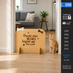 Pet Barrier Laser Cut SVG Bundle | Wooden Pet Gate CNC File | DIY Dog Barrier Template | Indoor Pet Fence Design | Glowforge Ready Digital Download | CDR SVG PNG DXF PDF EPS - Image 7