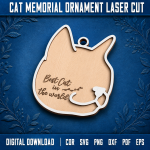 Cat Memorial Ornament Personalized | Pet Loss Sympathy Gift | Cat Remembrance Christmas Ornament | In Loving Memory Cat Keepsake | Custom Pet Memorial Decor - Image 7