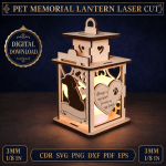 Pet Laser Cut SVG Bundle, Dog Cat House CNC Files, Pet Bed Template, Animal Wooden Decor, Glowforge Ready DXF EPS PDF - Image 7
