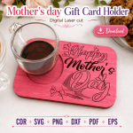 Mom Gift Card Holder SVG | Mother's Day Laser Cut Gift File | Digital Download - Image 8