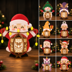 85+ Ultra Christmas Lantern Bundle SVG | Wooden Laser Cut Files for Glowforge, Cricut & CNC | Xmas Lantern SVG Pack | Digital Download - Image 8