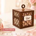 Mother's Day Gift Box Bundle SVG, Laser Cut Keepsake Box Template, DIY Gift for Mom - Image 8