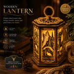 3x Animal Lantern Deer-Wolf-Eagle - Image 3