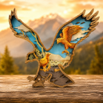 Eagle SVG, Bald Eagle SVG, 3D Layered Mandala, Laser Cut File - Image 2