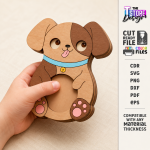 Wooden Animal Toy Laser Cut Bundle, Montessori Animal Puzzle SVG, Kids Rolling Toy CNC Template, DXF PDF EPS - Image 15