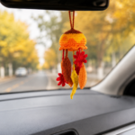 Autumn Leaves Jellyfish Crochet Pattern PDF, Fall Decor Amigurumi, Car Hanging Crochet Pattern, Autumn Ornament Tutorial - Image 5