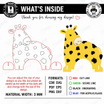 Animal Croquet Gates Laser Cut Bundle, Kids Garden Game SVG, Wooden Lawn Toy CNC Template, DXF PDF EPS Files - Image 10