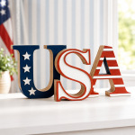 4th of July Decor Laser Cut Bundle, Patriotic SVG, Independence Day CNC Template, USA Wall Sign DXF PDF EPS - Image 4