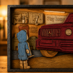 Garage SVG 3D Layered Silhouette, Car Mechanic Cut File, 7 Layered Artwork - Image 4