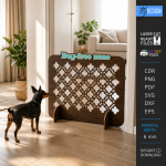 Pet Barrier Laser Cut SVG Bundle | Wooden Pet Gate CNC File | DIY Dog Barrier Template | Indoor Pet Fence Design | Glowforge Ready Digital Download | CDR SVG PNG DXF PDF EPS - Image 8