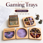 Gaming Tray SVG | DND Dice & Token Organizer Laser Cut File | Digital Download - Image 9