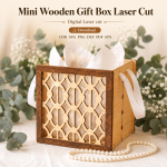 Mini Gift Box SVG | Wooden Box Laser Cut File | Digital Download | CDR SVG PNG DXF PDF EPS - Image 9