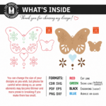 Bird Hanging Decor SVG Bundle, Laser Cut Ornament Files, DIY Wooden Wall Hanging, Instant Download - Image 8