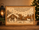 Nativity Designs Bundle 3D Layered Wooden Laser Cut Files | Christmas Nativity Scene SVG | Multilayer Engraved Wood Art Decor - Image 11