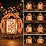 85+ Ultra Christmas Lantern Bundle SVG | Wooden Laser Cut Files for Glowforge, Cricut & CNC | Xmas Lantern SVG Pack | Digital Download - Image 9