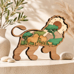 HUGE Bundle 3D Animal Multilayer Wooden Engraved | Laser Cut SVG DXF Files | Farm & Wildlife Animals | CNC, Glowforge, Cricut - Image 10